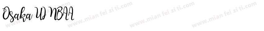 Osaka UI NBAA字体转换